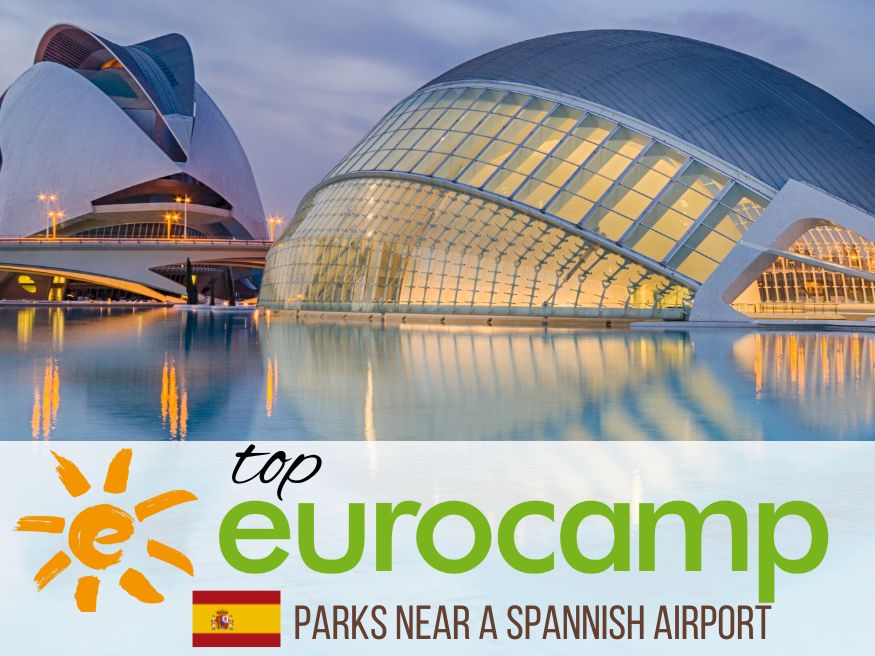 Eurocamp parks near an airport in Spain