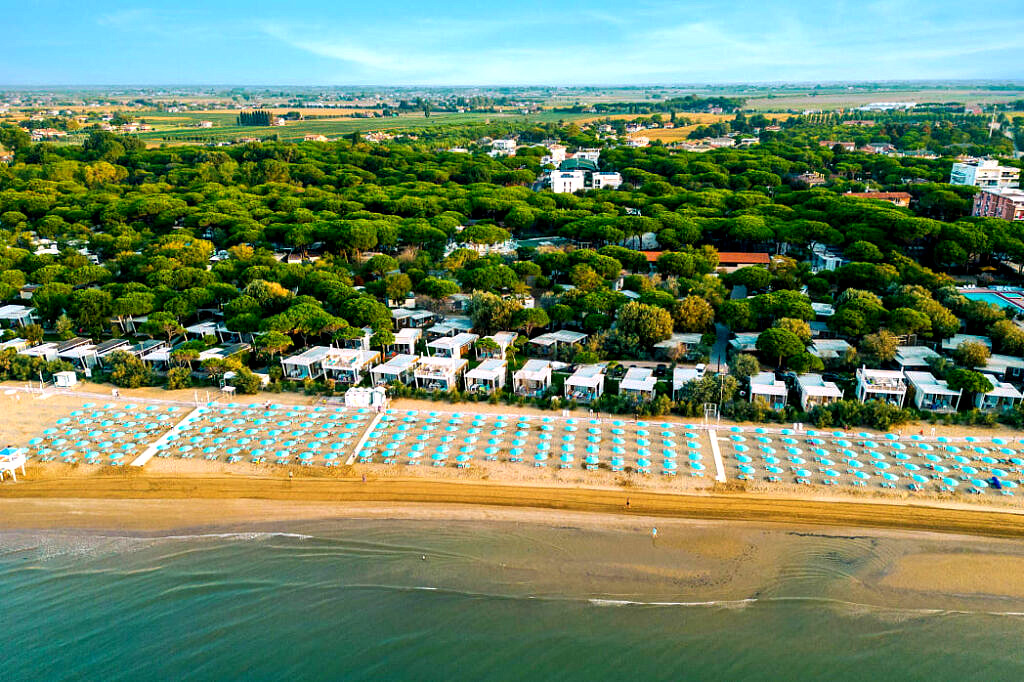 Malibu Beach in Adriatic, Italy